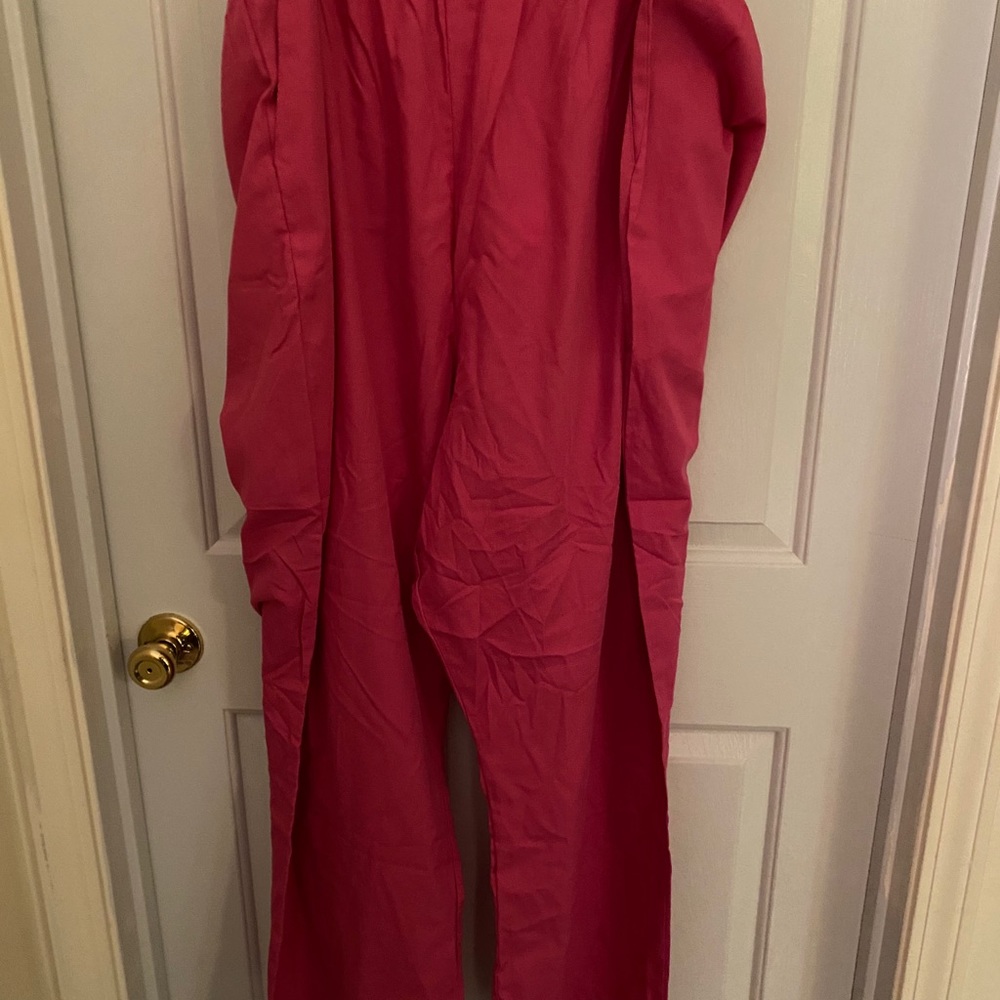 Plus size scrub pants